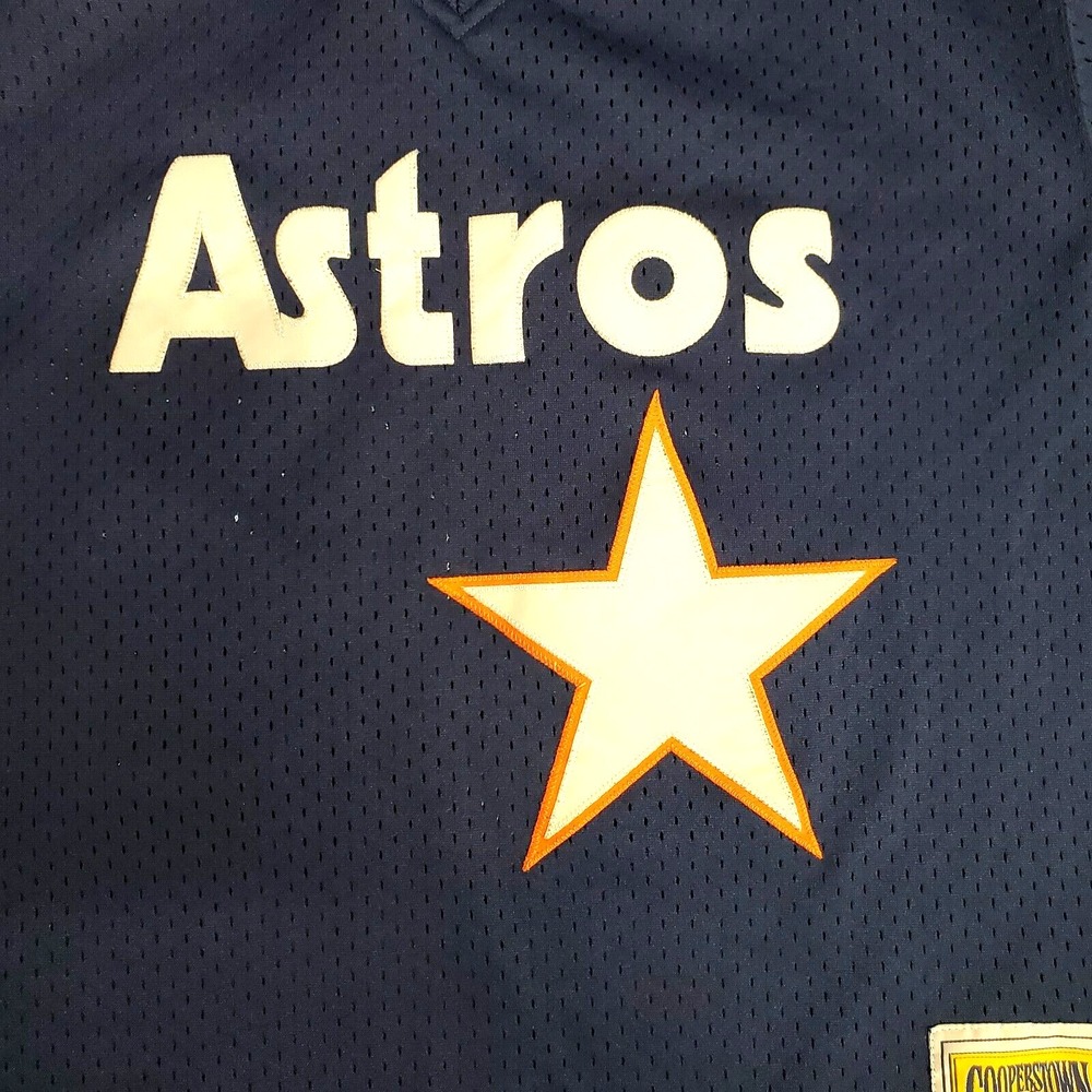 Mitchell & Ness Nolan Ryan #34 Houston Astros MLB Baseball Jersey Size 40 M - Picture 8 of 12